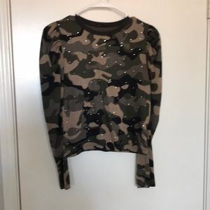 Camo Zara top